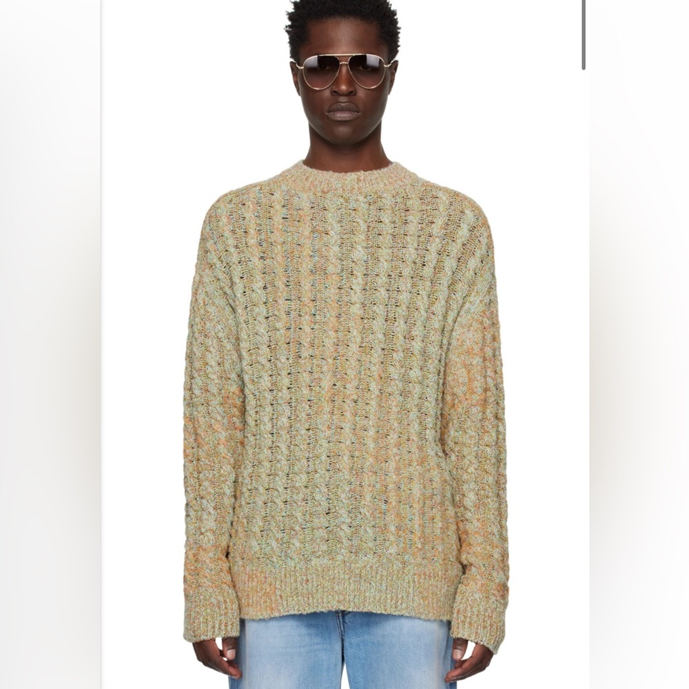 Acne Studios Green Crewneck Sweater